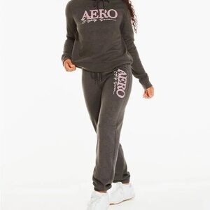 Aero eighty seven sweatpants dark grey sweatpants vintage streetwear sweatpants